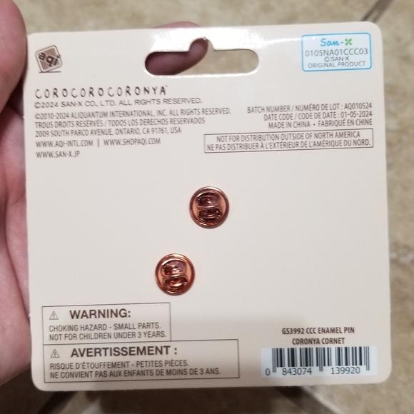 San-X Corocorocoronya Enamel Pin - Picture 2 of 2
